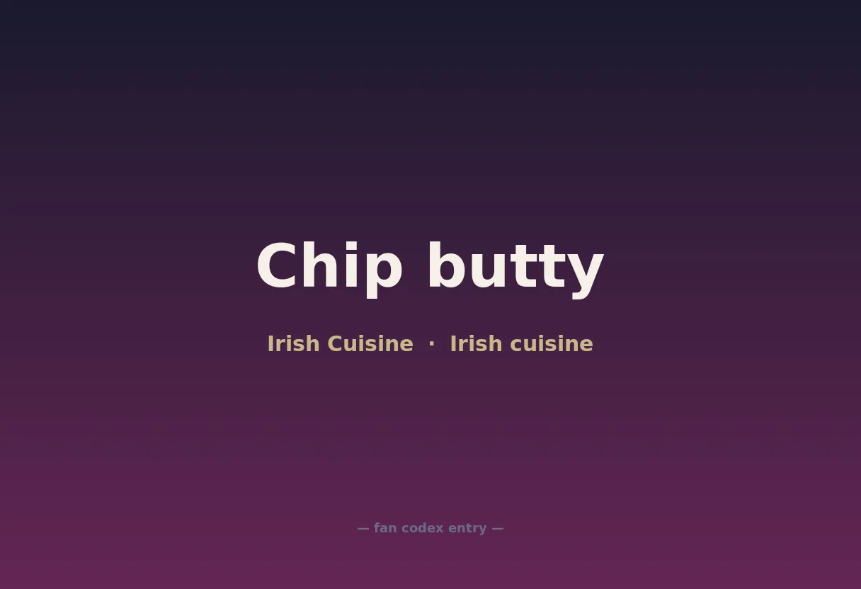 Chip butty