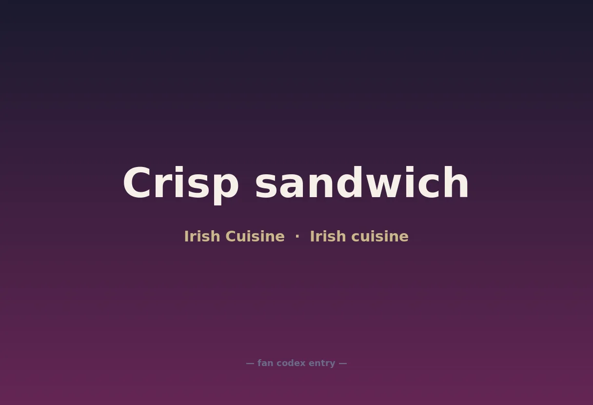 Crisp sandwich