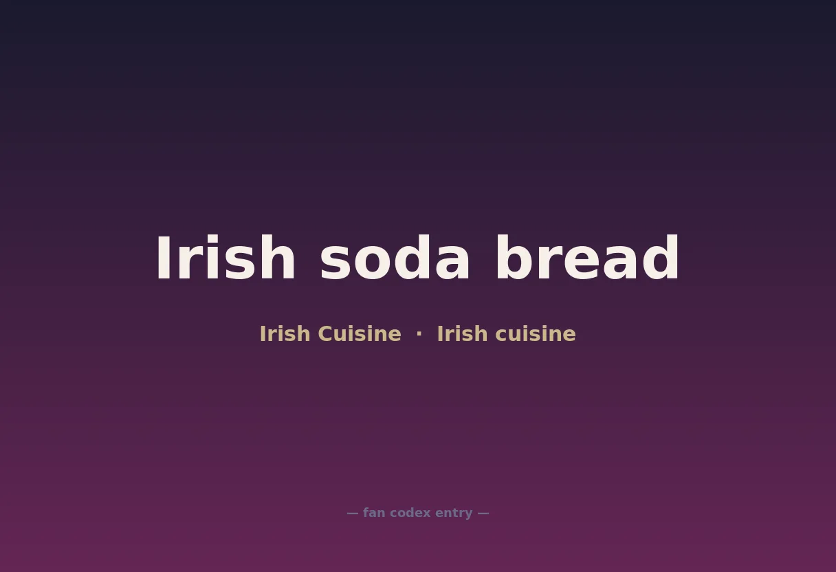 Irish soda bread