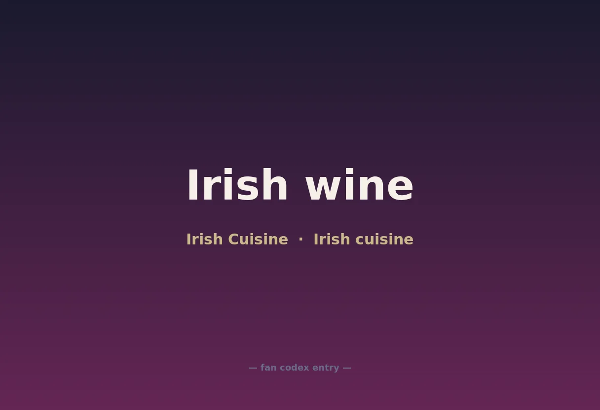 Irish wine