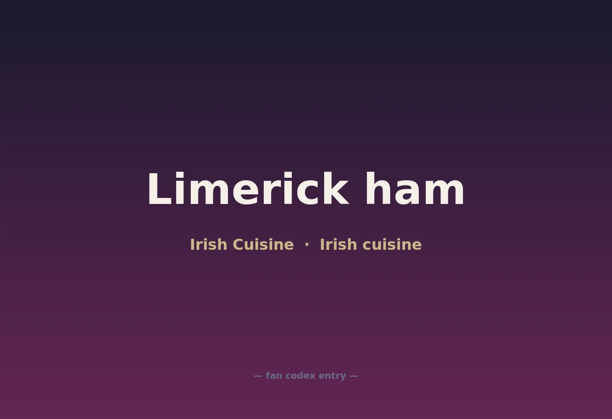 Limerick ham