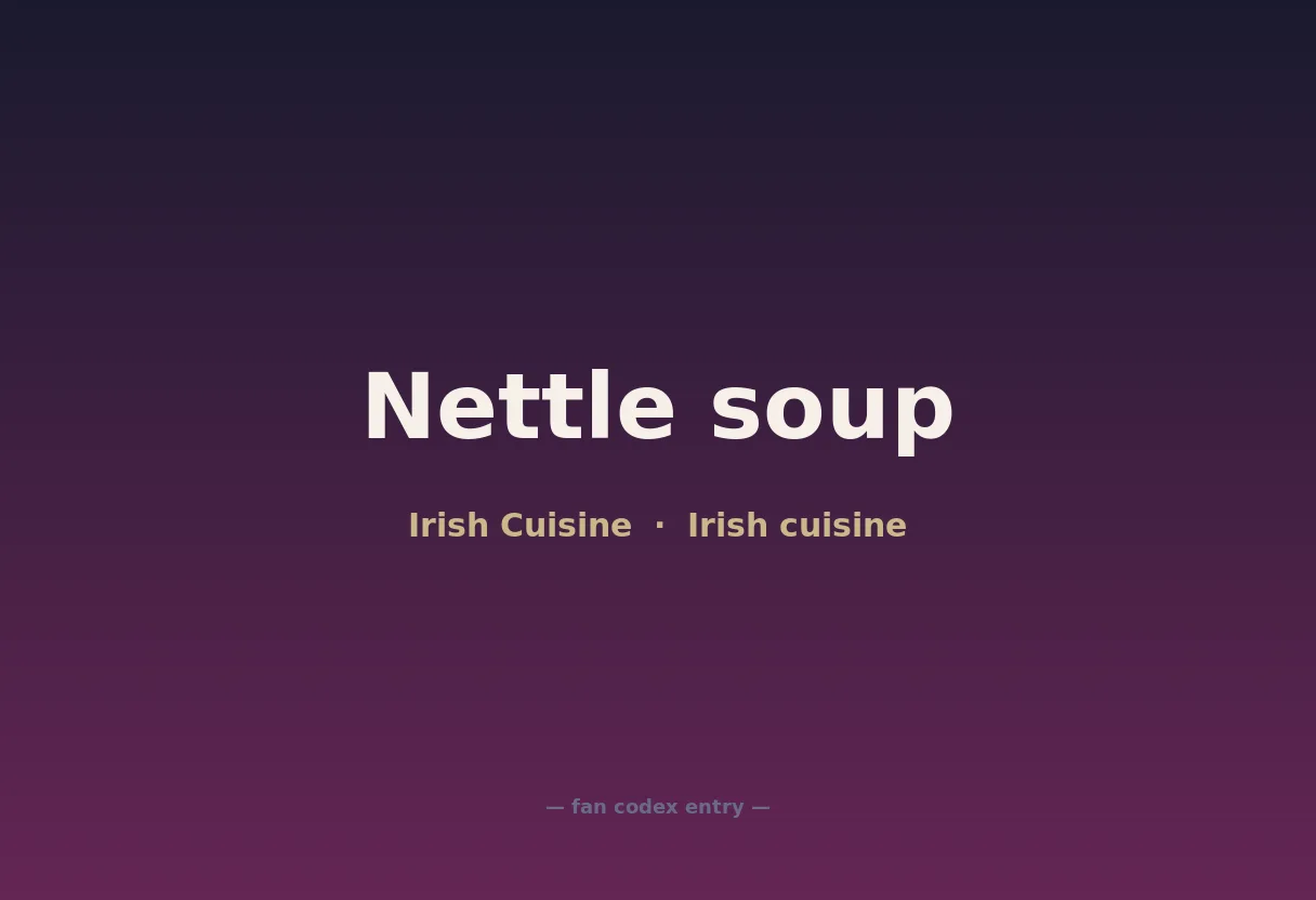 Nettle soup