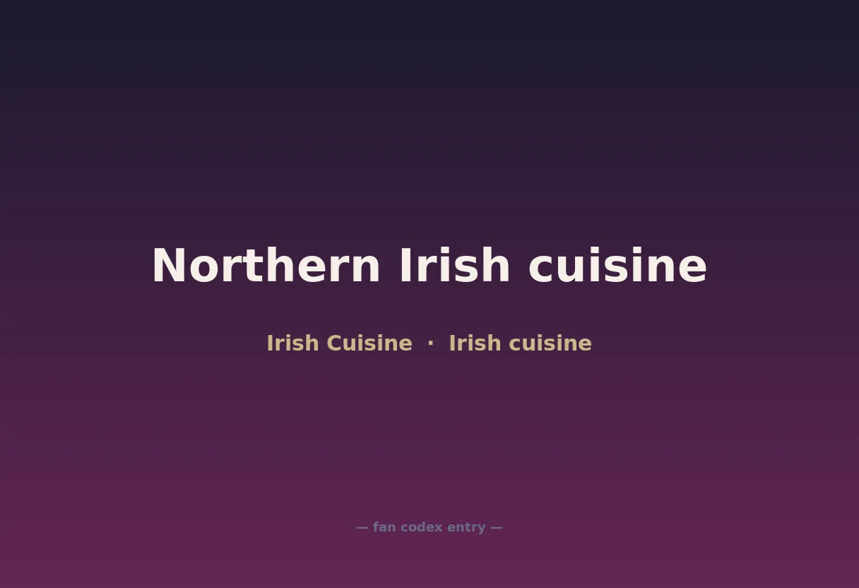 Northern Irish cuisine