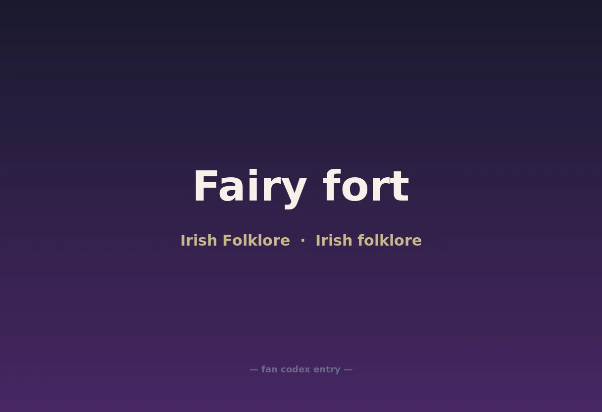Fairy fort