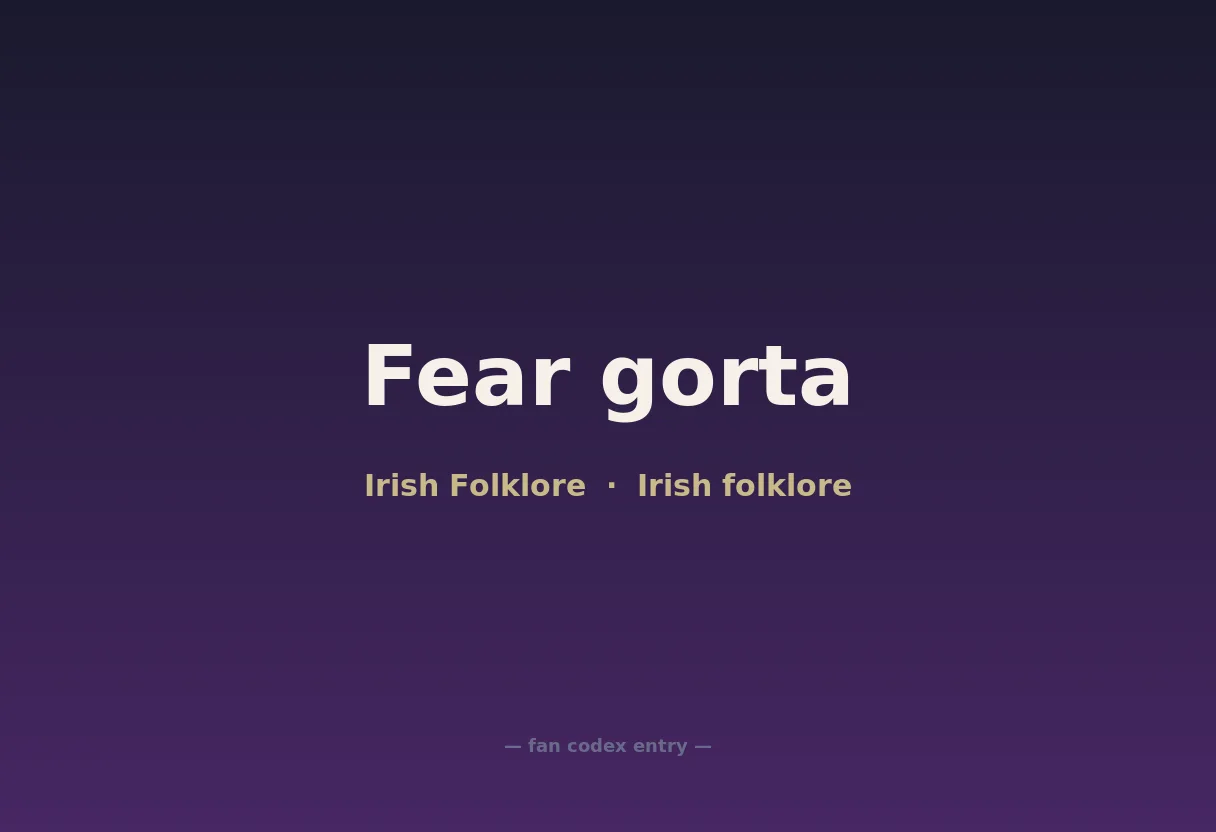 Fear gorta