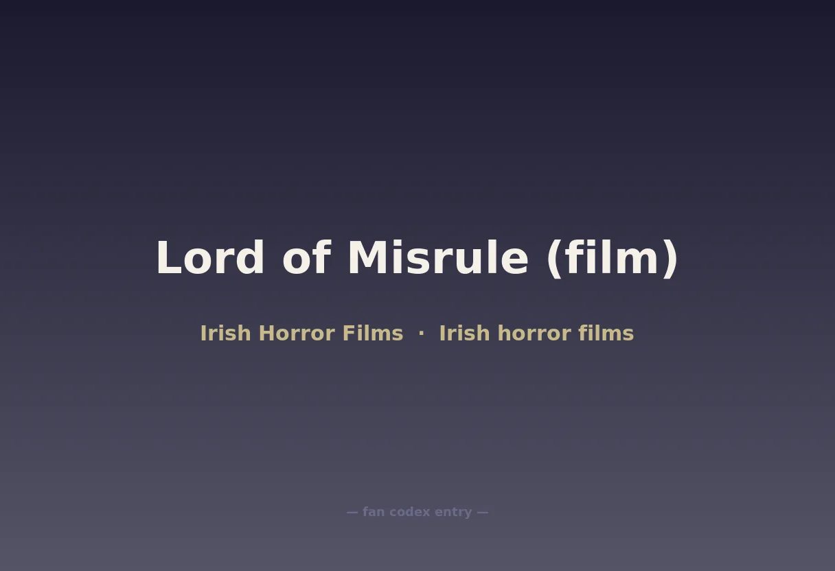 Lord of Misrule (film)