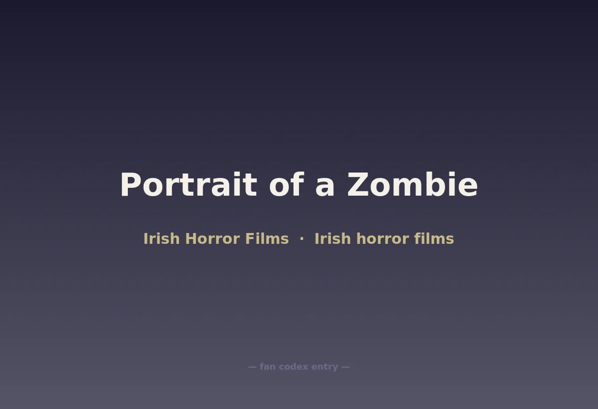 Portrait of a Zombie