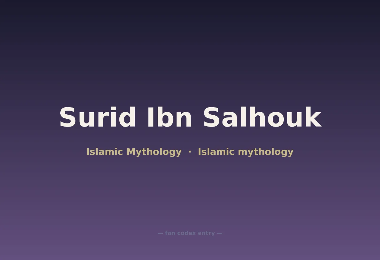 Surid Ibn Salhouk