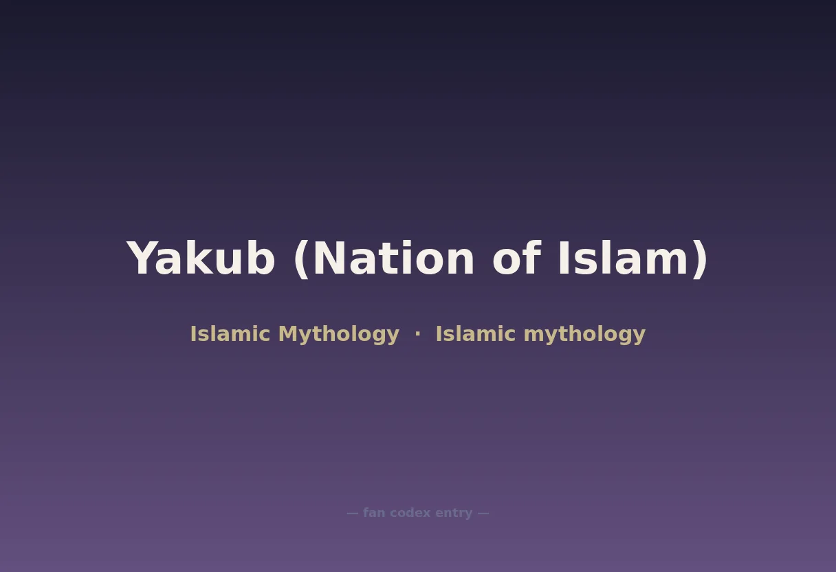 Yakub (Nation of Islam)