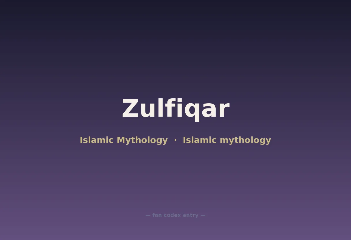 Zulfiqar