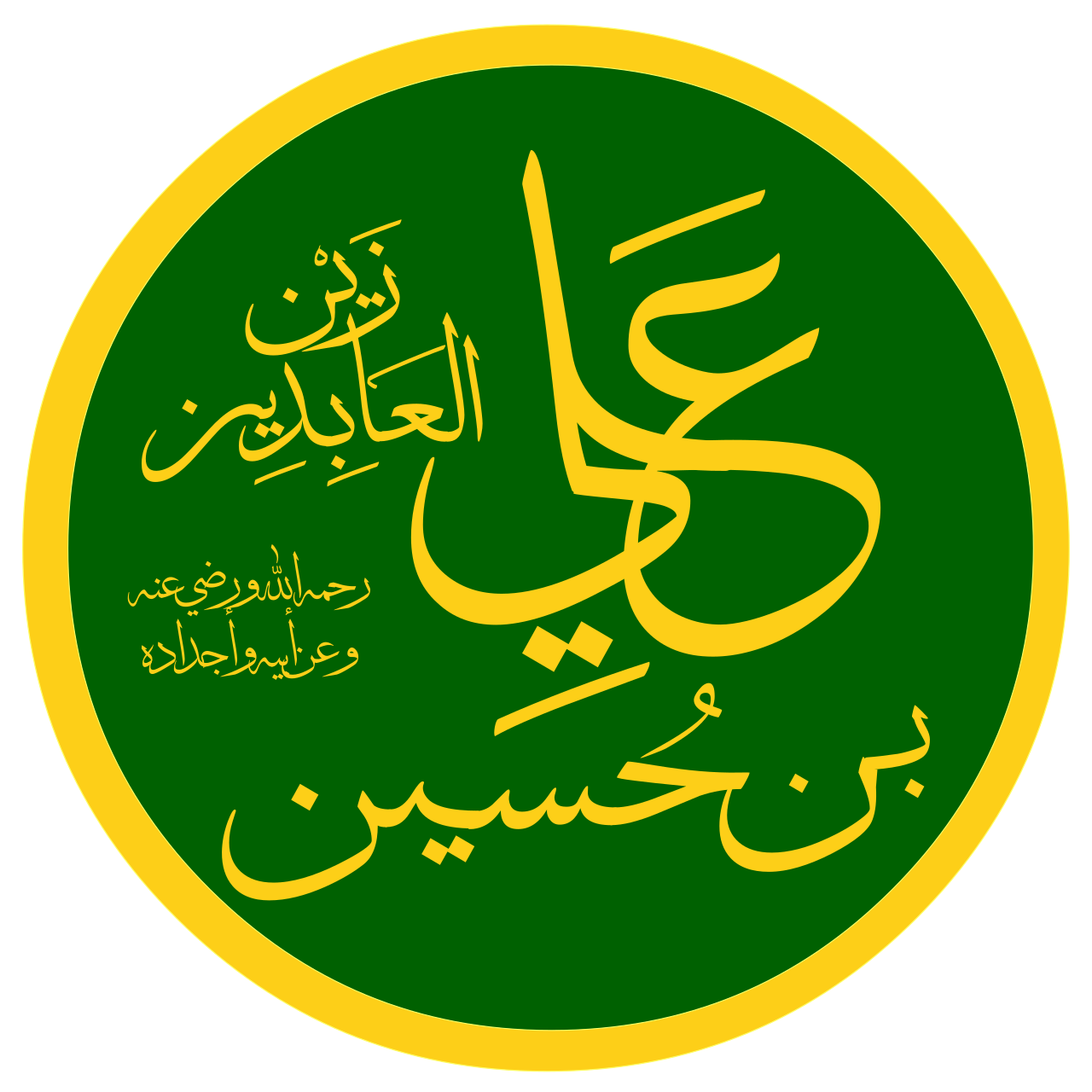Ali Ibn Hussain, Zain al-Abidin ver. SVG