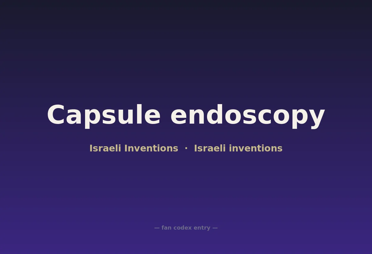 Capsule endoscopy