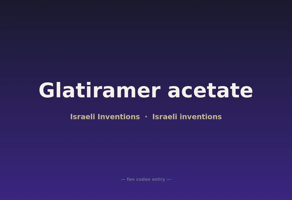 Glatiramer acetate