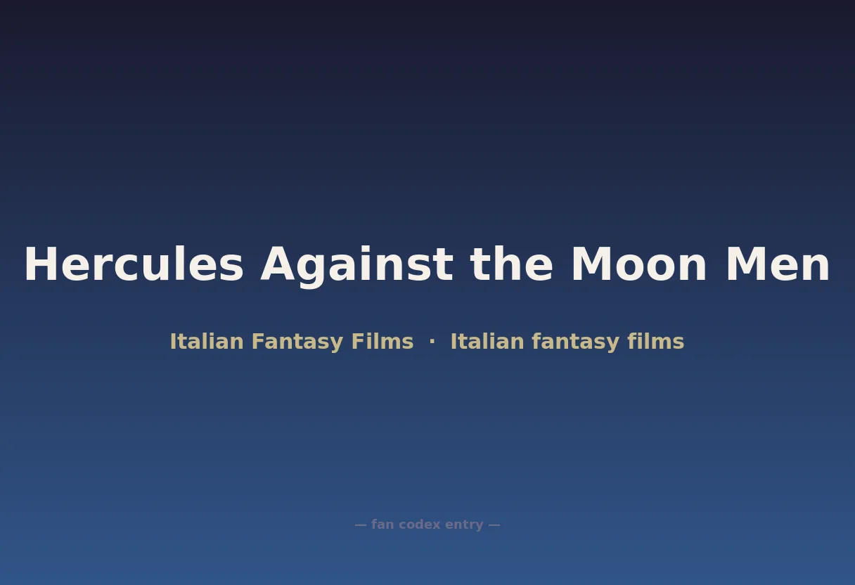 Hercules Against the Moon Men