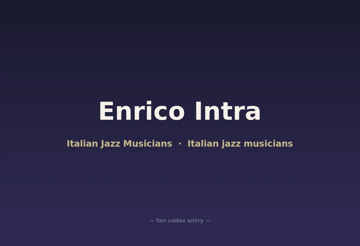 Enrico Intra