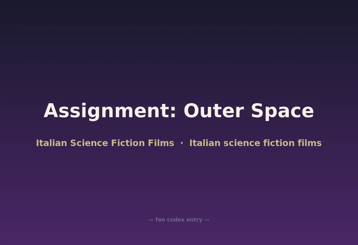 Assignment: Outer Space