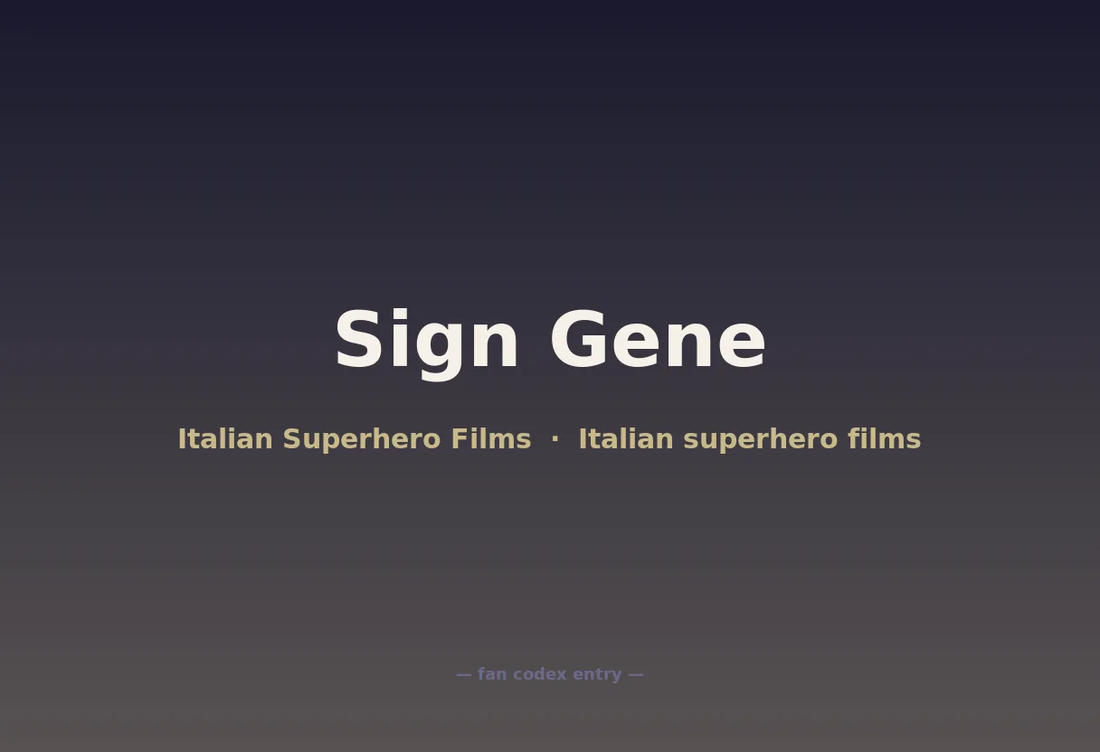 Sign Gene