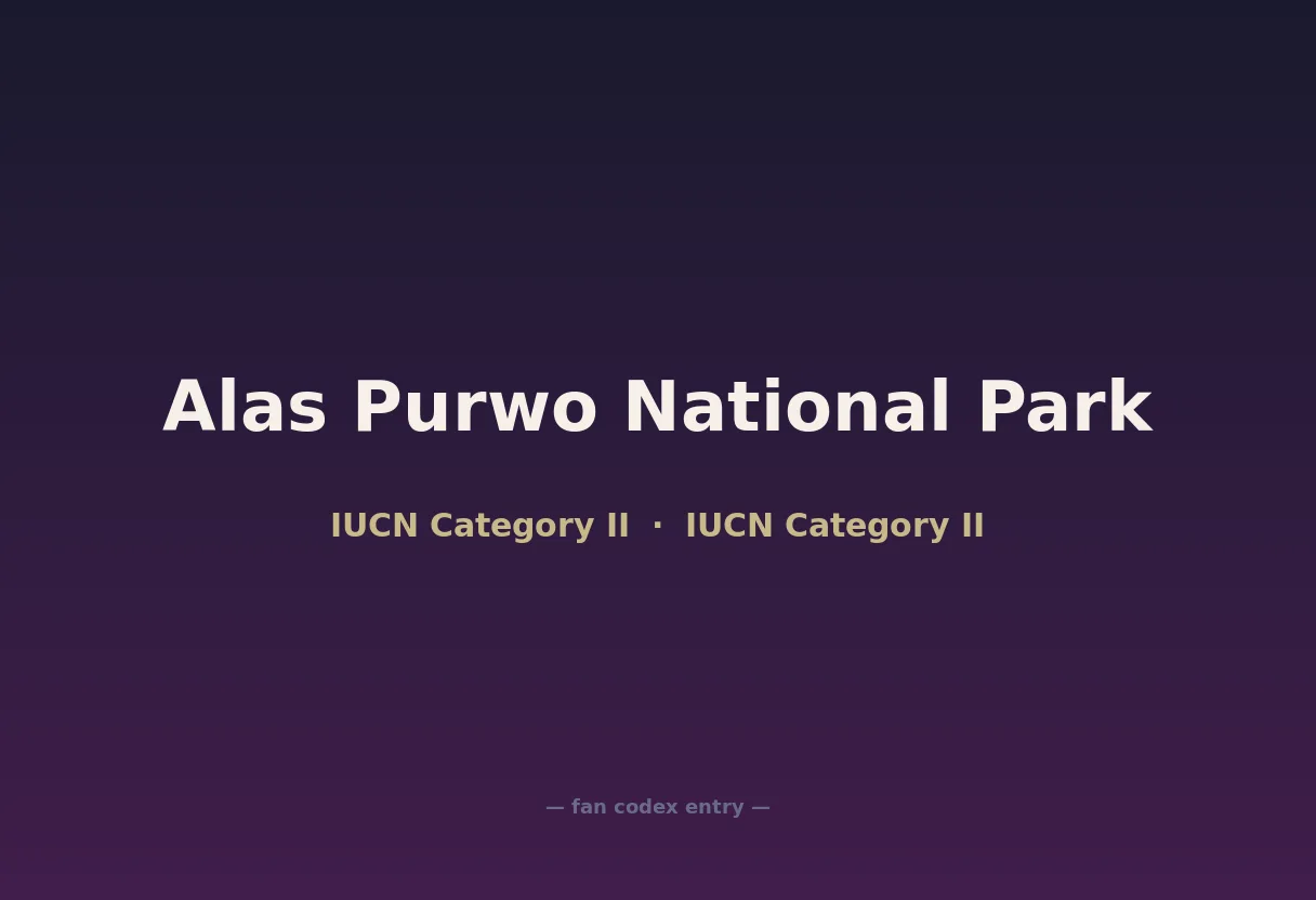 Alas Purwo National Park