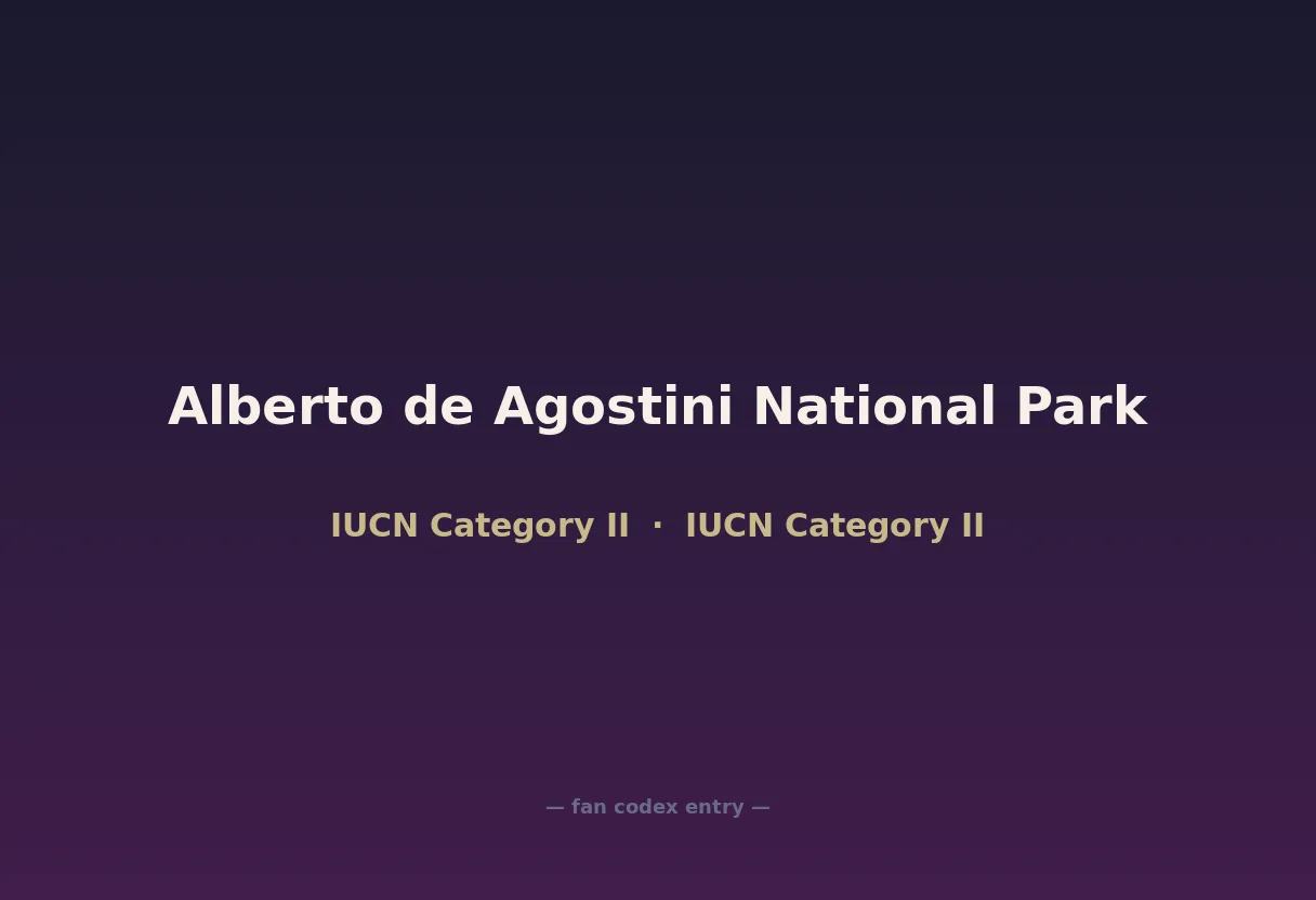 Alberto de Agostini National Park