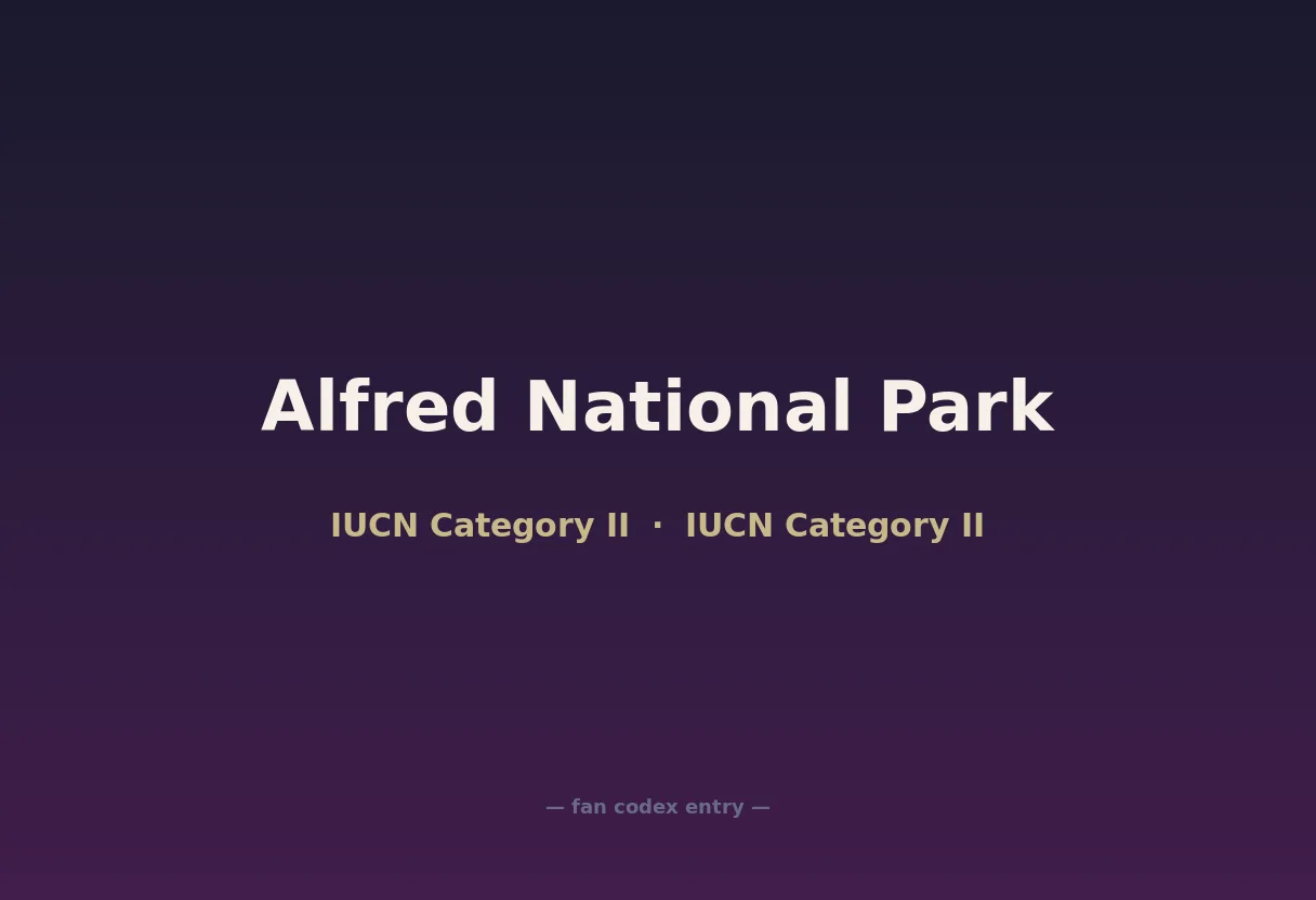 Alfred National Park