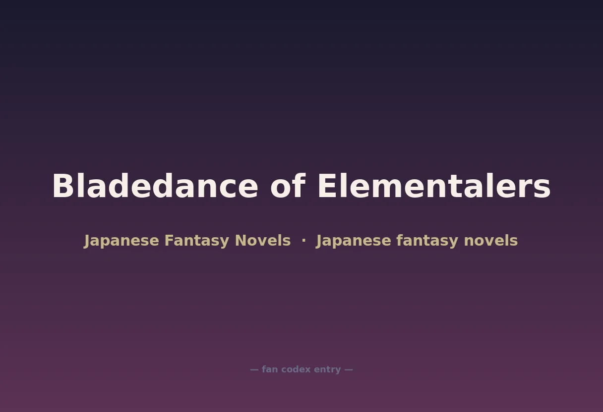 Bladedance of Elementalers
