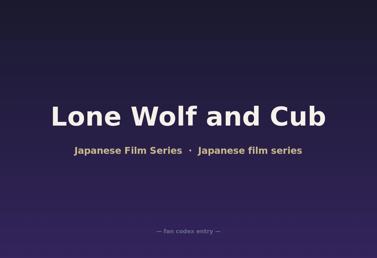 Lone Wolf and Cub