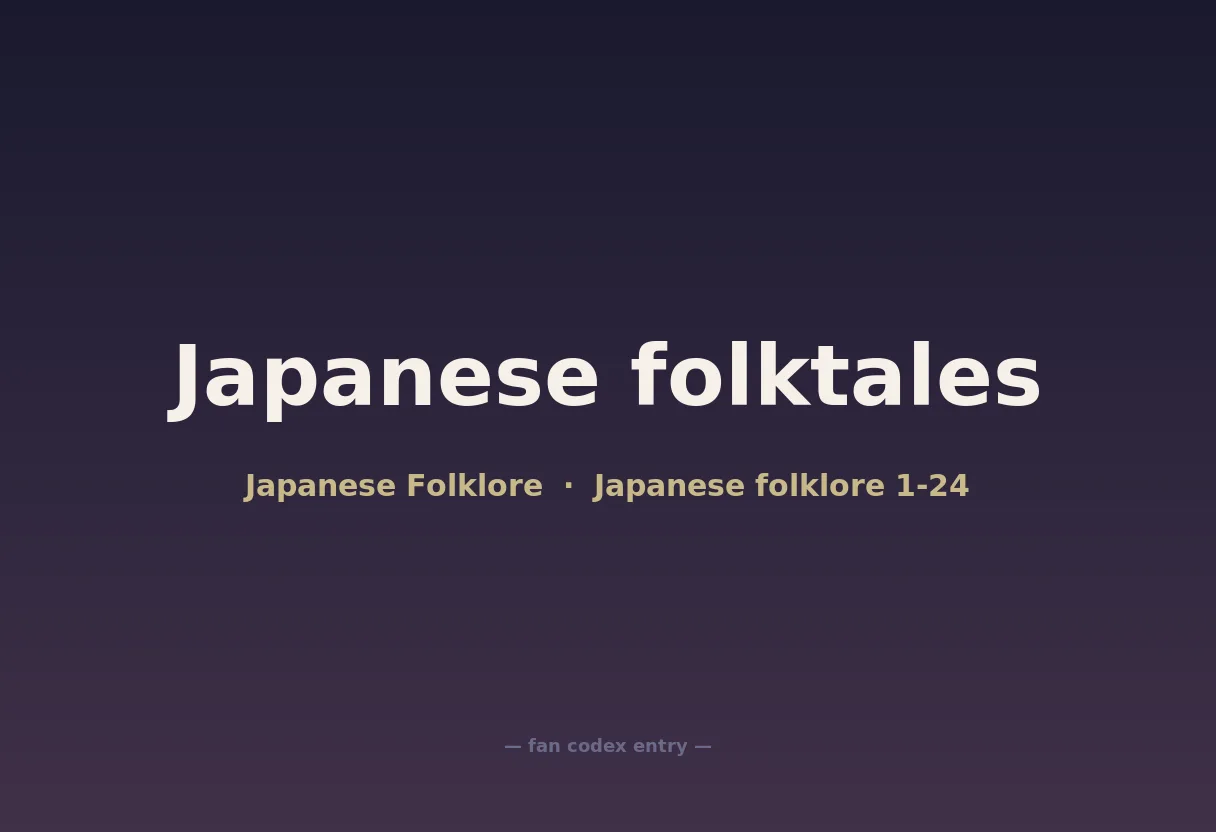 Japanese folktales