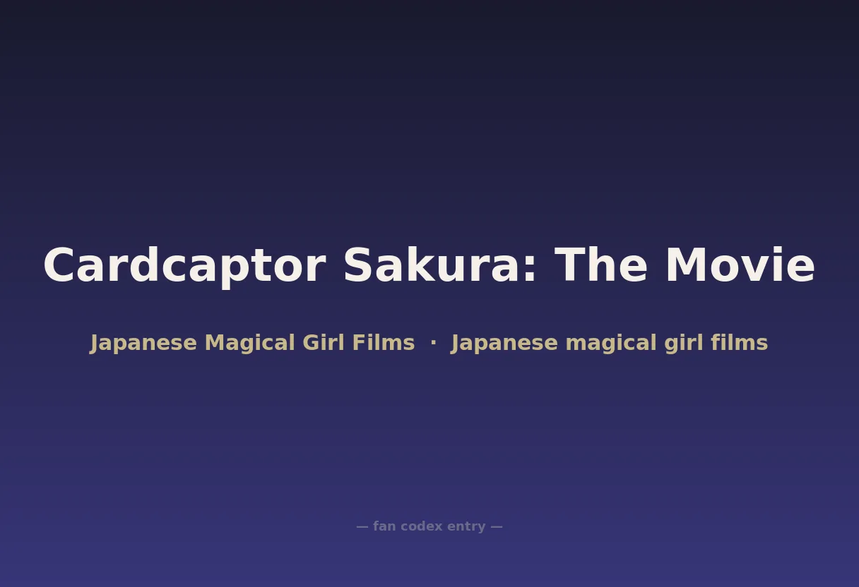 Cardcaptor Sakura: The Movie