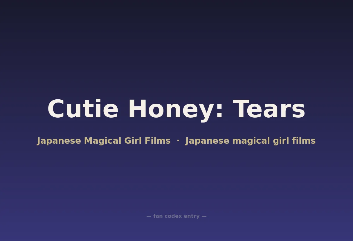 Cutie Honey: Tears