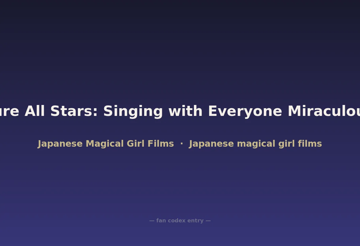 Pretty Cure All Stars: Singing with Everyone Miraculous Magic!