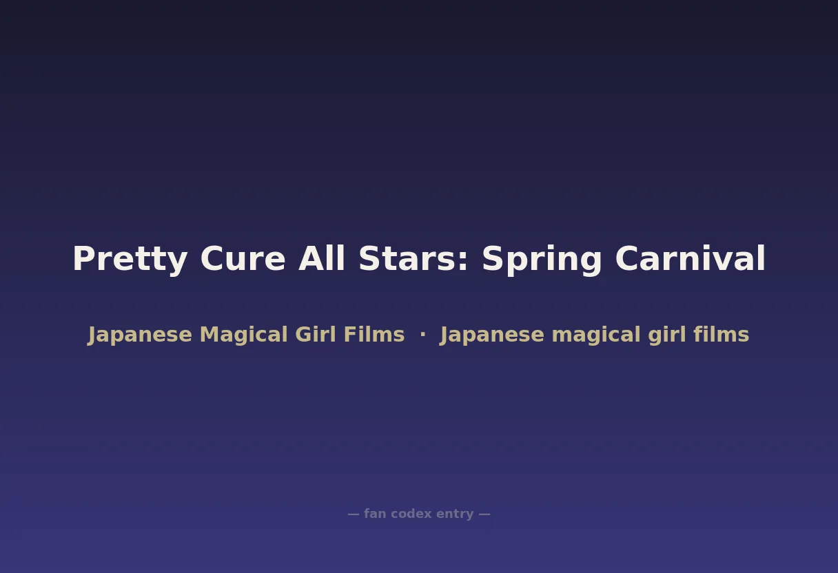 Pretty Cure All Stars: Spring Carnival