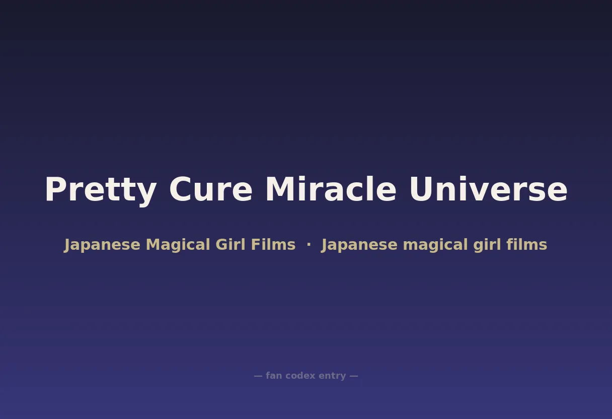 Pretty Cure Miracle Universe