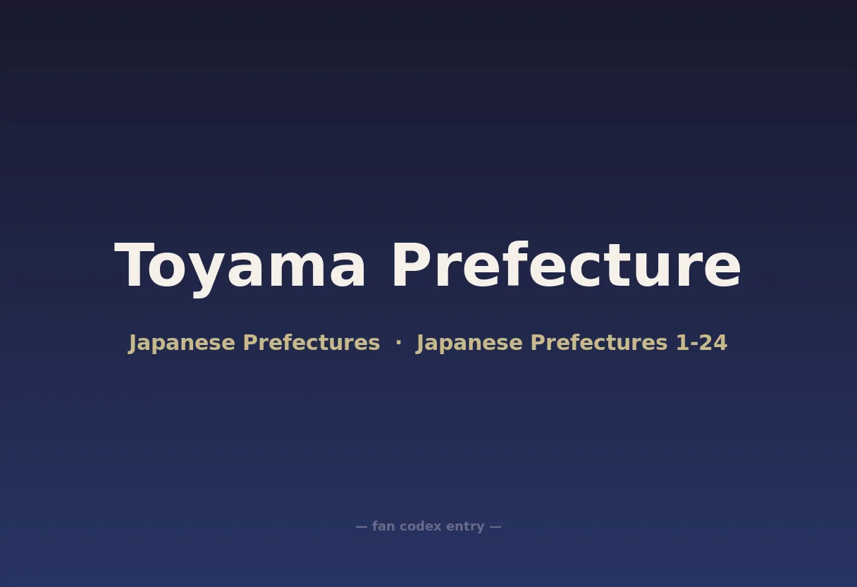 Toyama Prefecture