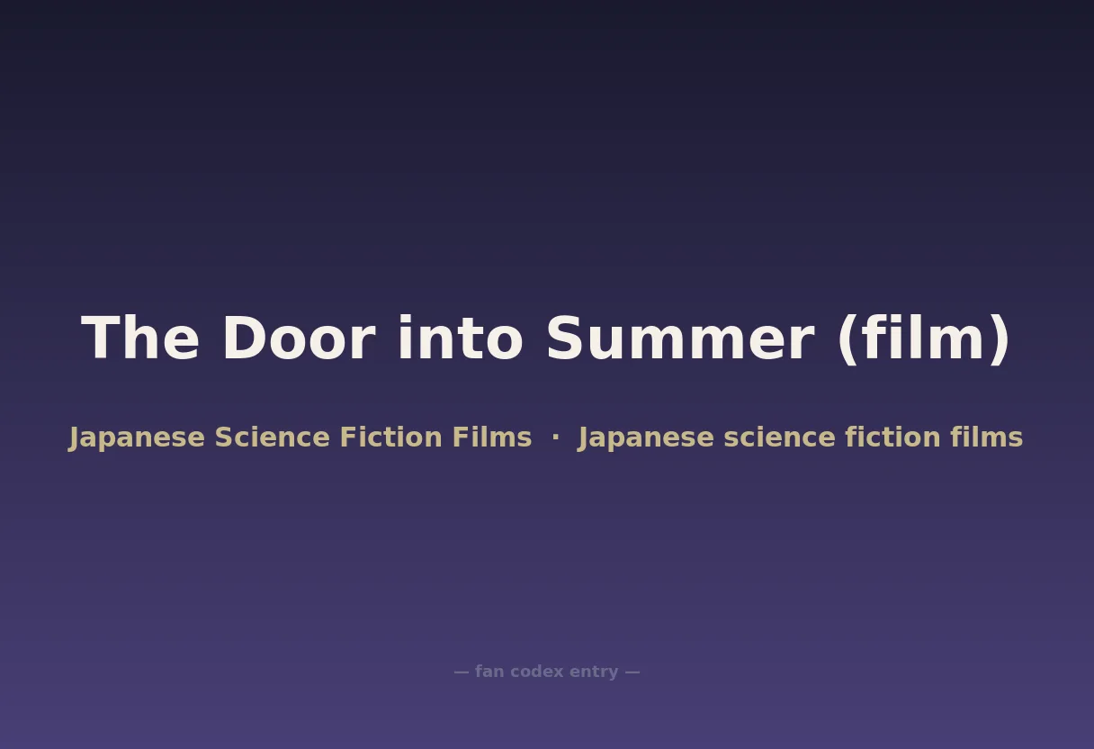 The Door into Summer (film)