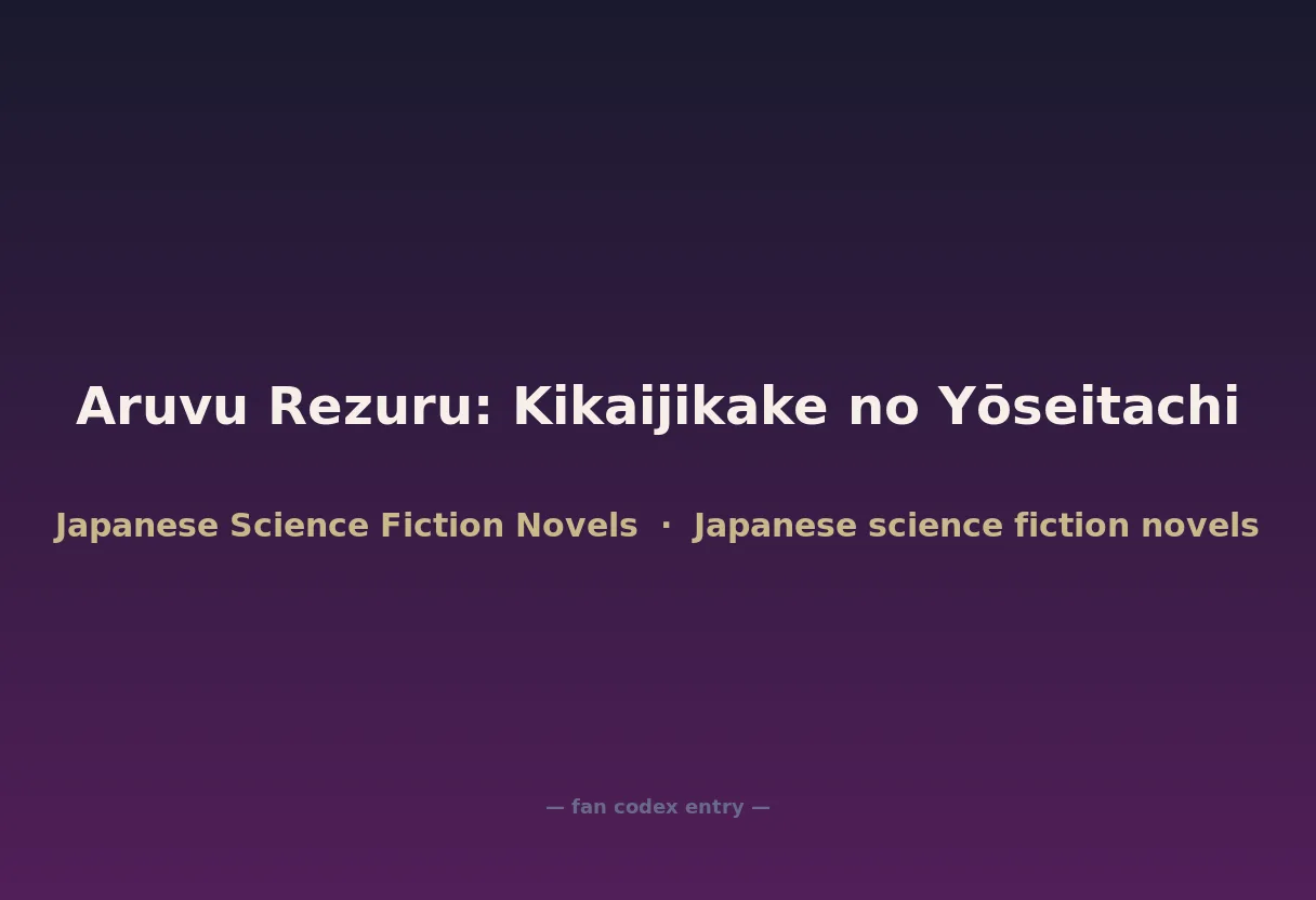 Aruvu Rezuru: Kikaijikake no Yōseitachi