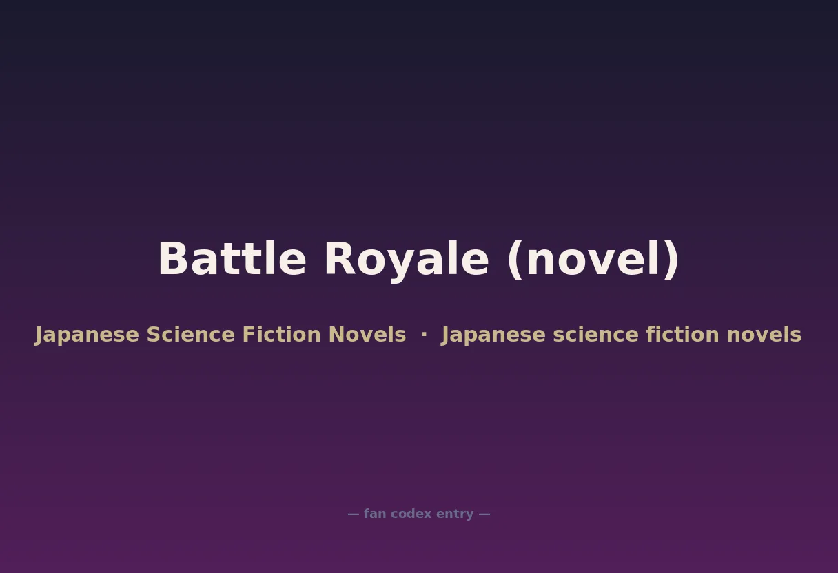 Battle Royale (novel)