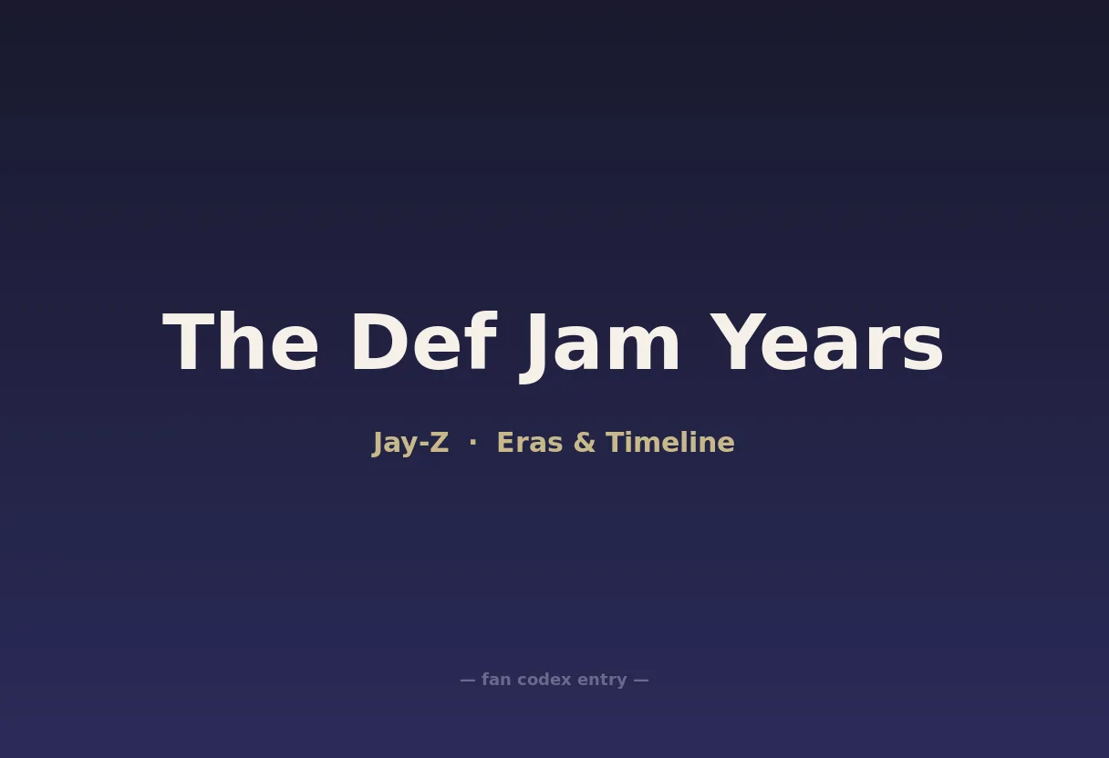 The Def Jam Years