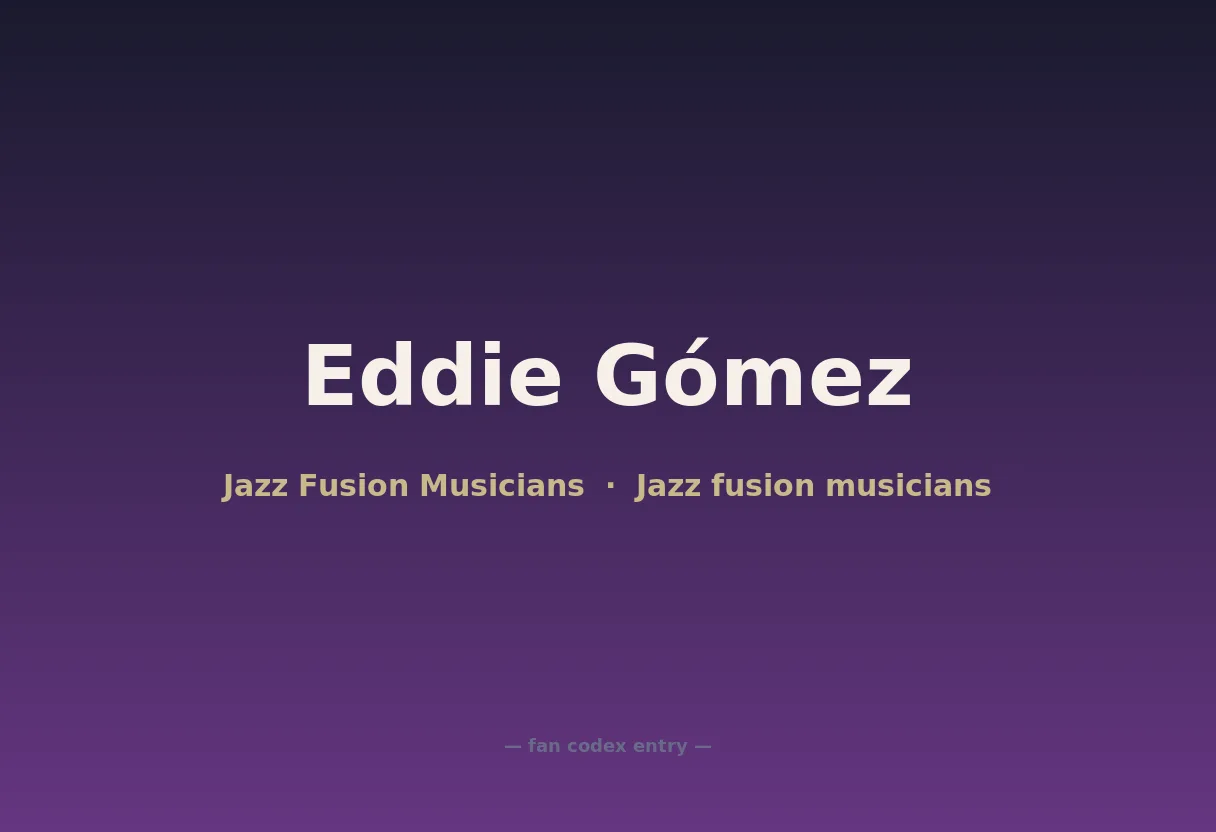 Eddie Gómez