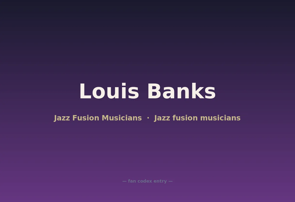 Louis Banks