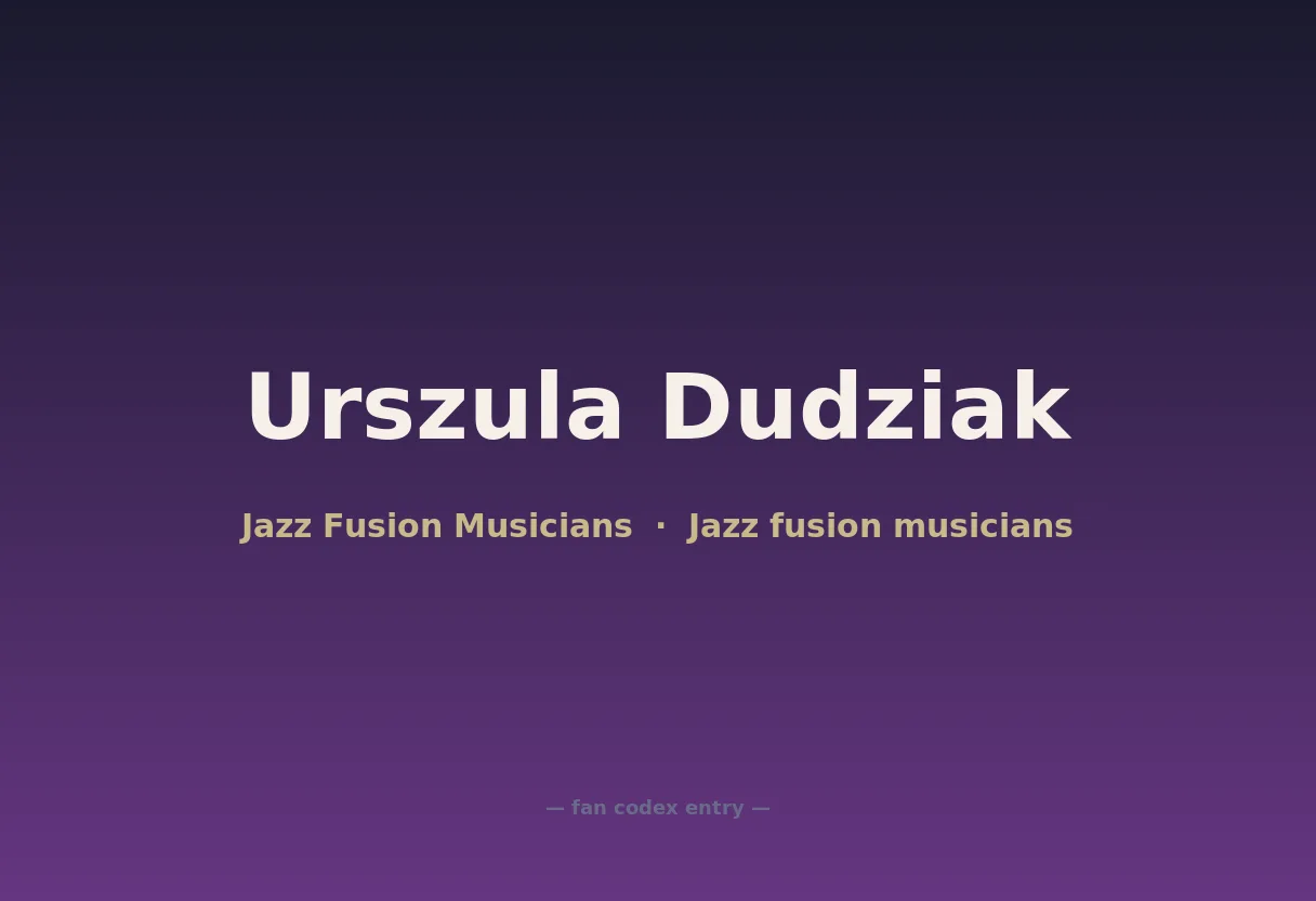 Urszula Dudziak