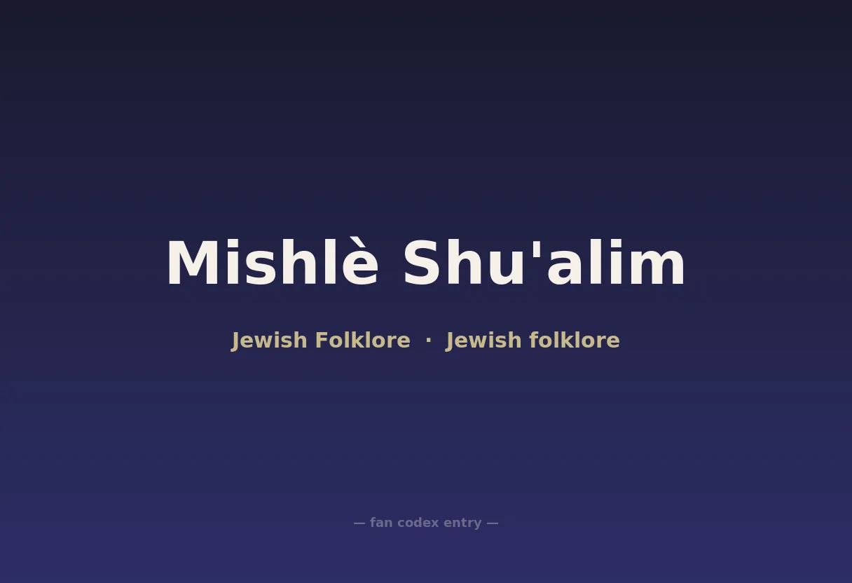 Mishlè Shu'alim