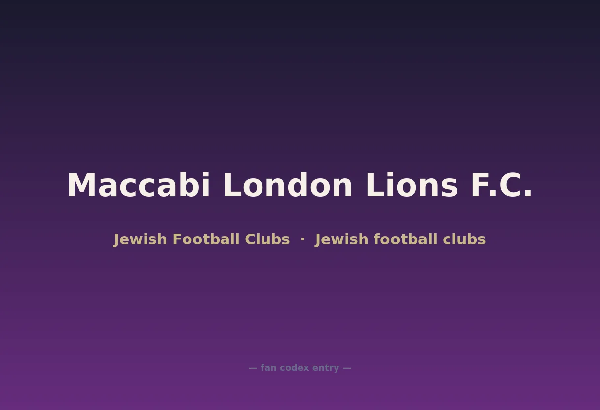 Maccabi London Lions F.C.