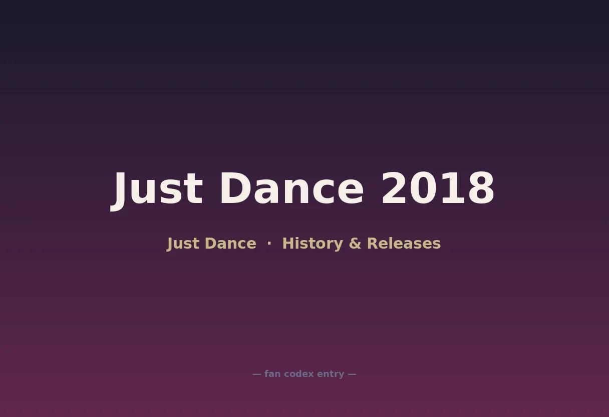 Just Dance 2018