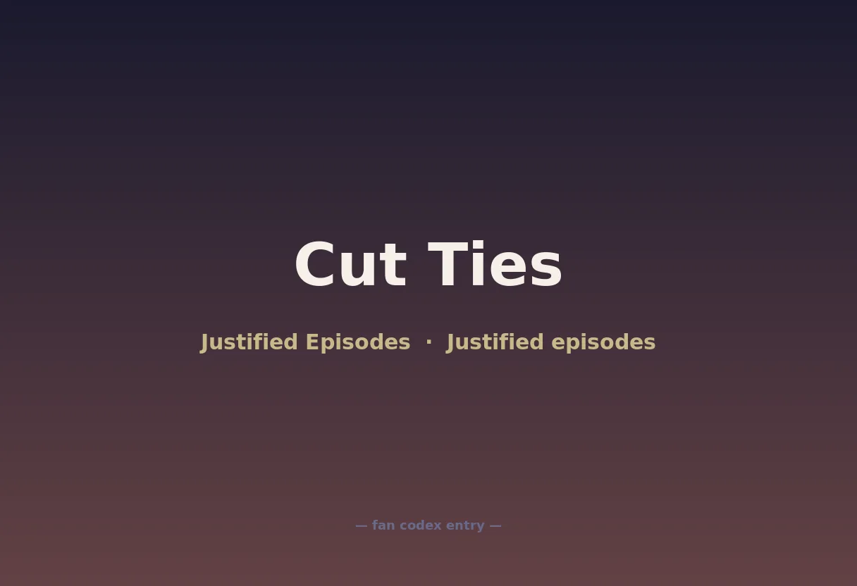 Cut Ties