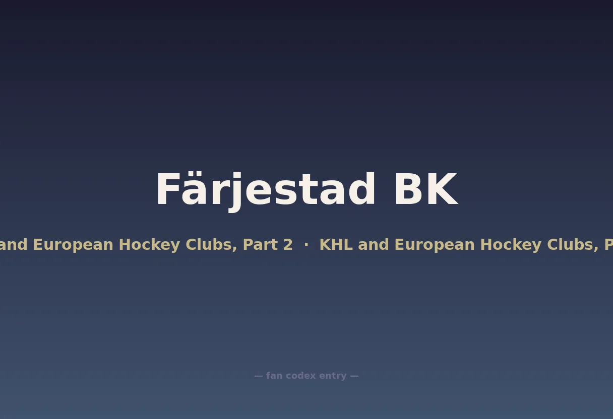 Färjestad BK
