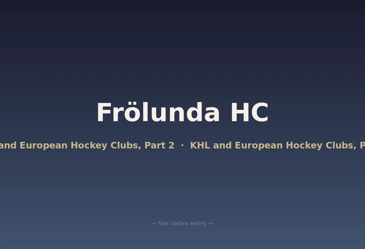 Frölunda HC