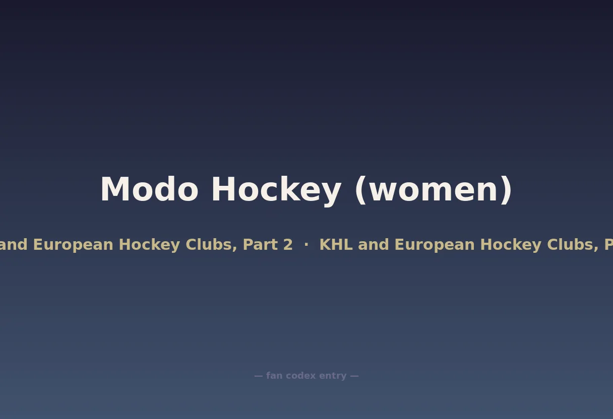 Modo Hockey (women)