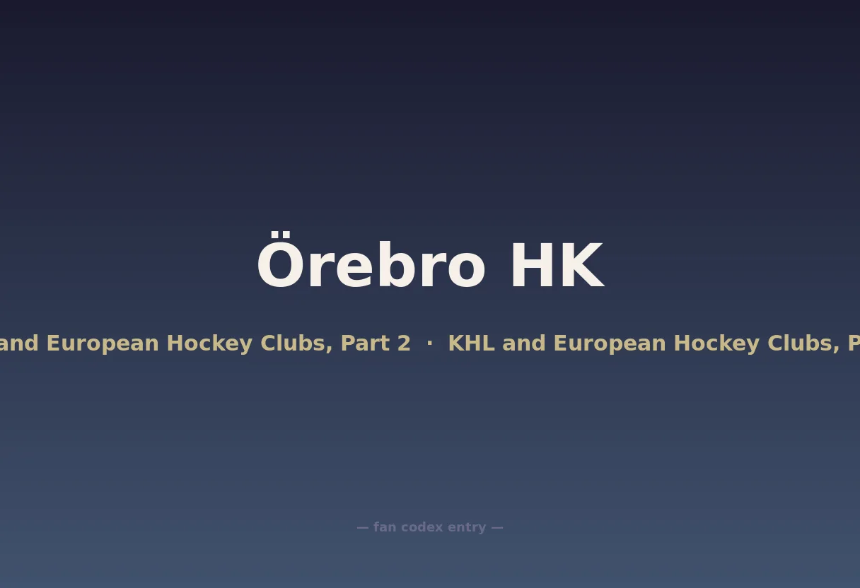 Örebro HK
