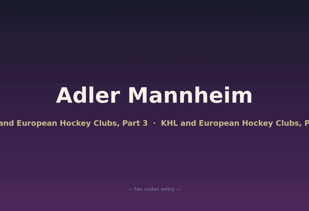 Adler Mannheim