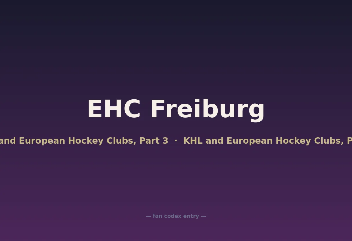 EHC Freiburg